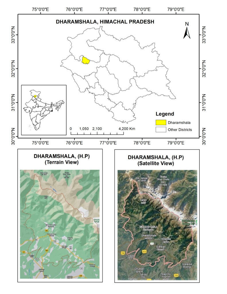 Dharamshala Location Map