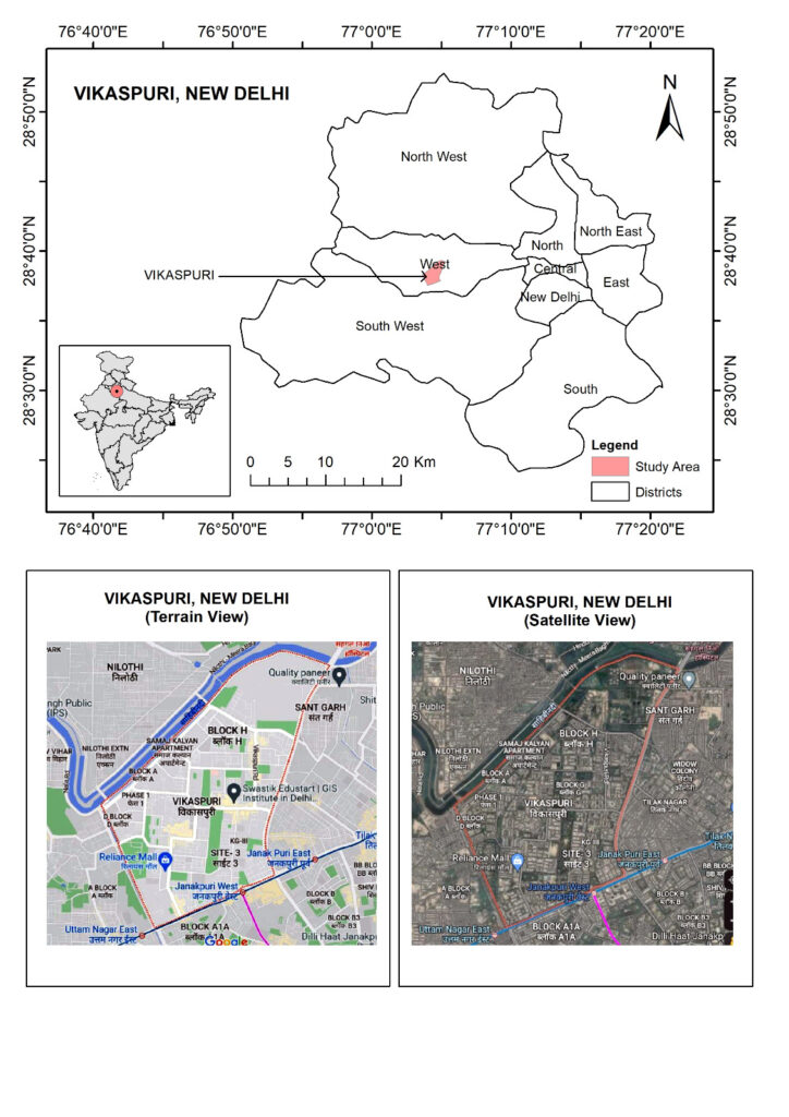 Location map Vikaspuri