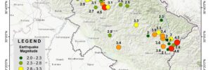 earthquake map